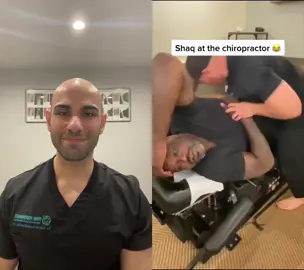 #duet with @espn Shaq getting adjusted! #shaq #NBA #chiropractor #adjustment #shaquilleoneal #reaction #paratii #xbz