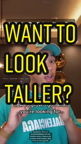 FOLLOW 4 MORE WAYS TO LOOK TALLER. TAG A FRIEND IN THE COMMENTS. #increaseheight #taller #tall #trending #foryou @lilnasx