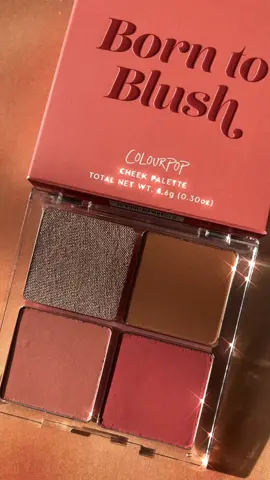 We’ve got something that’ll make you blush  😳 ✨Our Blush quads are available at colourpop.com! ❤️💗 #blush #trend #makeup #fypシ | @lapetitechicmommy