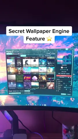 Secret Wallpaper Engine Feature! ⭐️ Did you know about this? 🤠 #positivepressure #wallpaperengine #pcgamingtips #setuptips #pcsetups #pcgamers