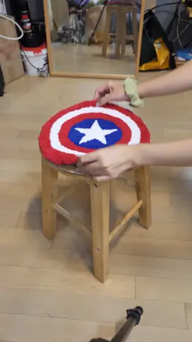 I'm obsessed with marvel😍 #tufting #tuftinggun #rugtok #rugtiktok #fyp #rugmaking