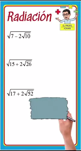 RADICACIÓN #elprofejohan #radicacion #algebra #matematica