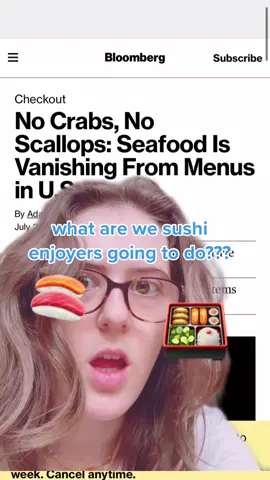 #greenscreen this is terrible news #badnews #sushi #sushibae #sushilover #sushienjoyer #seafood #laborshortage #inflation #workershortage #fishing