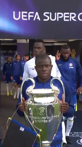 Captain N’Golo Kanté 👨‍✈️🏆 #kanté #chelsea #uefasupercup #chevil #ziggosport