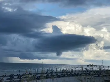 Umm. Should’ve known bad weather was coming! #jaws  #shark  There’s a shark in the clouds !