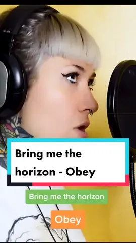 @officialbmth & @yungblud - Obey vocal cover. full cover on my YT channel 🖤 #bringmethehorizon #bmth #yungblud #vocalist #cover #fypシ