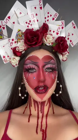 another bc this look deserved some hype😤 #makeup#fyp#makeupartist#PerfectMarcJacobs#SyncYourMiO#queenofhearts#queenofheartsmakeup#mua