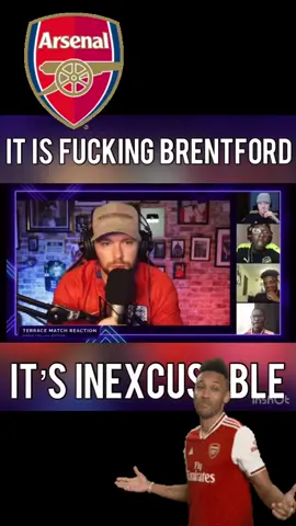 Arsenal fan is raging after the Brentford defeat! #arsenal #afc #aftv #arsenalfc #brentfordfc #epl #football