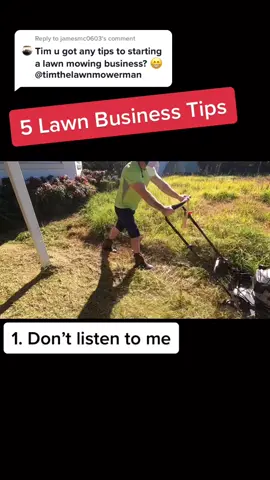 Reply to @jamesmc0603 Starting a Lawn Mowing Business #lawncare #lawnbusiness #lawntips #oddlysatisfying
