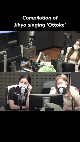 Jihyo singing 'Ottoke song' in aegyo #TWICE #트와이스 #jihyo #지효 #fypシ