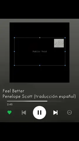 Feel Better - Penelope Scott (traducción español) #alehslte #fypp #fypシ #fypsounds #parati #viral #penelopescott #feelbetter