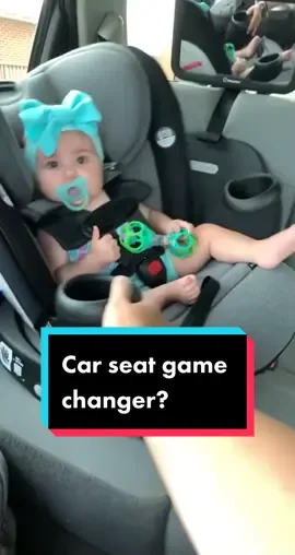 Evenflo Revolve360 car seat rotates 360° - GAMECHANGER for getting in and out of the car 🙀  - 📹: @cassidyward79  #babyregistry #newbornhacks