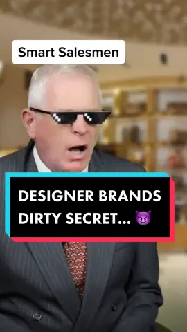 DESIGNER BRANDS DIRTY SECRET 😈 #LearnOnTikTok #designer #millionaire #clothes #money