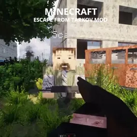 Did you ever know there was a Tarkov mod for Minecraft?! 🤫🤫 #escapefromtarkov #Minecraft #mod #collab #crossover #gaming #fps #viral #building #best