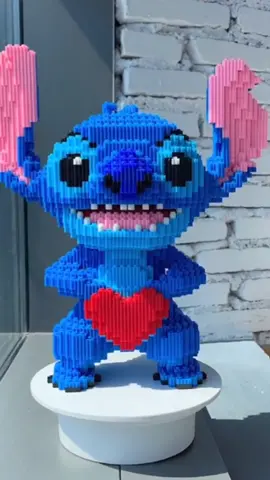 Stitch with love is here#stitch #BuildingBlocks #DIY #toy