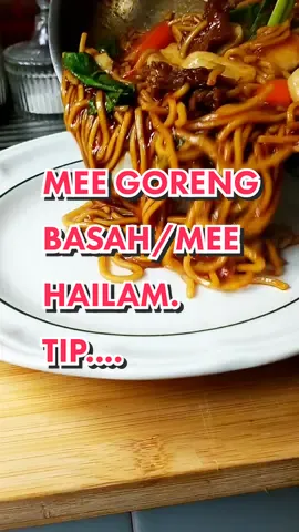 MEE GORENG BASAH/HAILAM. LEPAS NI BILA HAMPA BUAT BILA TAK HABIS BOLEH SIMPAN. TAK AKAN KEMBANG.