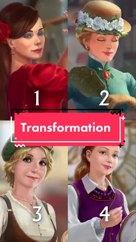 Which transformation did you like the most? 😍 1, 2, 3, or 4? #fyp #transformation #animation #trend #seekersnotes