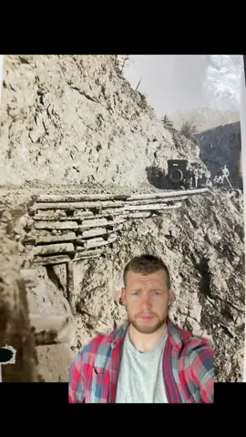 Nothing but the best civil engineering in BC.  #bchighways #logging #logroad #hwy40 #trucker (don’t know why the transition between clips sucks)