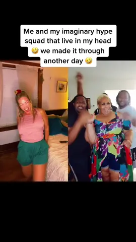 #duet with @cutelezbean Me and my imaginary hype squad that live in my head after the kids go to bed 🤣 #MomsofTikTok #momlifeofboys #momlifeiscrazy