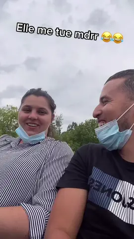 Les attractions avec alice c’est quelque chose mdrrr 🎢🎡😂#guelmi_fel_ghourba #couple_franco_algerien #bagatelle #guelma #algerie #couple_hjar