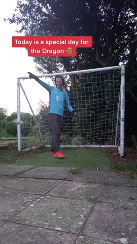 No stopping that last one @cal_the_dragon_official 🚀 #birthday #calthedragon #goalkeeper #celebration #creatorsunited #ballers
