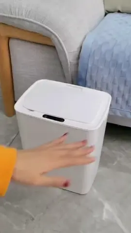 16L Automatic Inductive Trash Can, Smart Waterproof Touchless Motion Sensor Waste Bin Garbage Can with Lid for Kitchen Home Office Bedroom