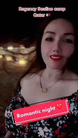 Romantic night on beach 🏖 #romanticnight #regencysealinecamp #sealine #doha #qatar #doha_qatar #tiktokqa #tiktokqatarofficial #คนไทย #arab #desert