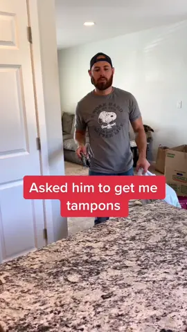 Should I make him taste them? #couplecomedy #marriedlife #tampon #ChewyChattyPets