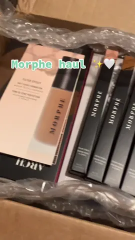 Morphe haul ✨🤍  @morpheofficial #morphe #morphehaul #makeup #makeupfyp #fyp #ChewyChattyPets