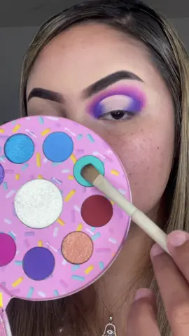 🍩 palette from @glamlite @themakeupplug.co #makeupbyanaliza #makeuptiktok #eyeshadowtutorial #fyp #eyeshadow #halocutcrease #fyp