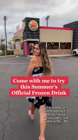 Nothing says summer goals like a $1 +tax Frozen Coke or Fanta Wild Cherry from @burgerking  👑 at participating US locations #ad #burgerking #Summer