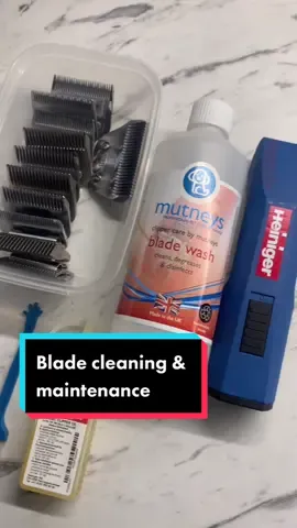 Blade cleaning & maintenance - let me know if this is helpful 😁 @wesharpen4u #dogsofttiktok #fyp #goviral #viral #doggrooming