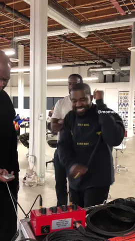 More footage of Kanye West playing with his new stem player that lets you customize any song #kanyewest #donda #donday #kanye #yeezy #yeezus #rap #fy