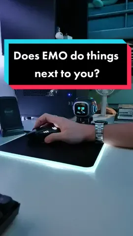 just Emo goofing around while I do work! #fypage #emopetrobot #emorobot #pets #petrobot #livingai #robots #fypシ