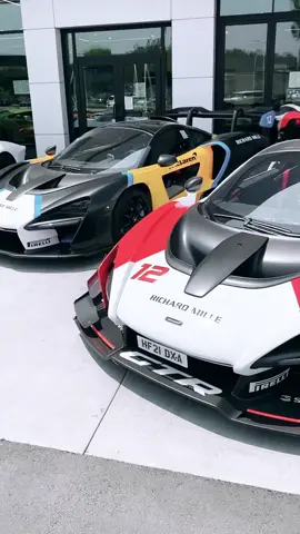 Check out this view of the Ultimate Series lineup outside the McLaren Newport Beach showroom! #mclaren #artura #speedtail