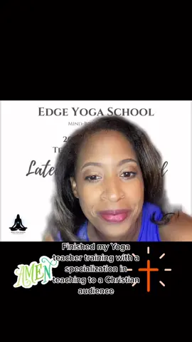Finished yoga teacher training! #SmartfoodClub #yoga #christianyoga