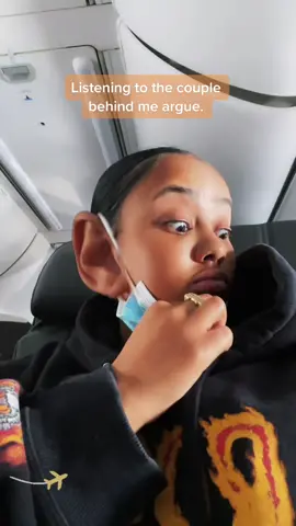 Their trip is off to a great start huh 🥴😂 #starbucksdrinks #couples #flightattendantlife #airplanemode #noseyaf