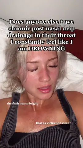 Can’t sleep right now because of it I know it can’t just be me #ifykyk #chronicsinuitis #postnasaldrip #chronicallergies