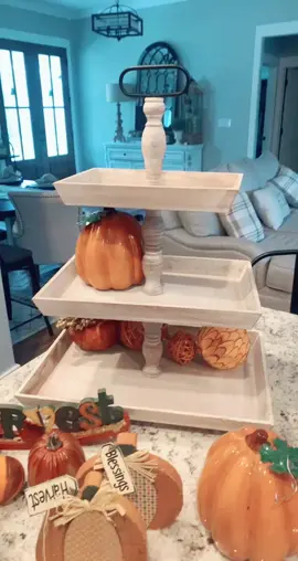 A whole lot of ORANGE… #pumpkinseason #decoratewithme #farmhousedecor #boujeelikeme #NeverStopExploring #falldecor