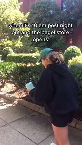 the things I’ll do for a bagel