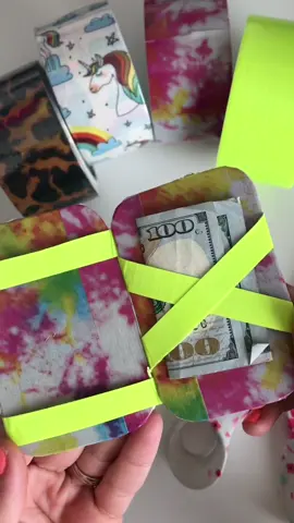 Magic wallet! It’s so much fun! Check out my YouTube for the full video! #DIY #crafty #fyp #ducktape #makersgonnamake
