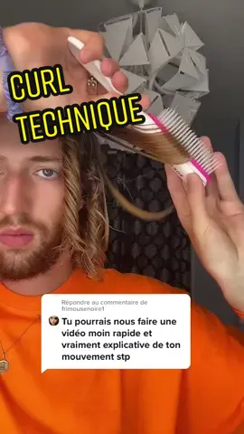 Répondre à @frimousenoire1 🐌 #brush #technique #slowed #hairtutorial #curls #viral