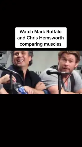 Mark is so cute😭#chrishemsworth #markruffalo #marvel #mcu #hulk #thor #viral #fyp