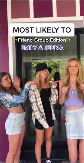 The boyfriend one tho😂 @piperrockelle @emily.dobson #mostlikelyto #mostlikely #mostlikelytochallenge #challenge #lifeisgooddance #fun #girls