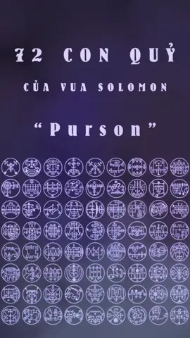 72 con quỷ của vua Solomon: 