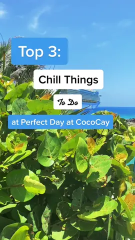 When it comes to laidback lounging, it doesn’t get any better than this. ☀️ #PerfectDayatCocoCay #Bahamas #Chill #RicolaEscape #Summerrecap