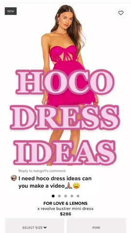 Reply to @kdogv1 HOMECOMING DRESS IDEAS ✨🕺 #Homecoming #homecomingdress #hoco #hocodress #ootn #revolve #asos #greenscreen