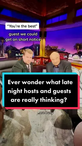 Ever wonder what late night hosts and guests are really thinking? #LateLateShow #JamesCorden @Dr. Phil