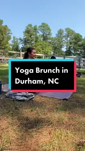 It was a beautiful Sunday at Serenity Farms doing yoga and brunchin’! #yoga #durhamnc #brunch #nc #ncblogger