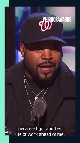 We gotta do what we feel. #IceCube with some words for the Hip Hop Nation at the 2009 #HipHopAwards 🎤